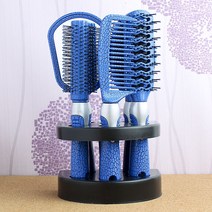 헤어롤빗 쿠션브러쉬 일자빗 빗세트 5P