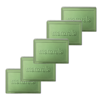 맨즈랄라 올인원 그린 쿨링 샤워바 - 더위를 날리는 쿨링 퍼퓸 샤워 향수 비누, 120g, 5개