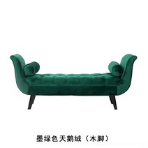 신부대기실의자 1.6m 예식장 웨딩 포토 북유럽, 벨벳 다크그린 160cm, 1개