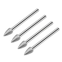 3mm 다이아몬드 버 dremel 로타리 공구 소결 연마 그라인딩 헤드 드레멜 액세서리 비트 30/개, 한개옵션0