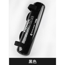 샌드백 아령 피트니스 체중 감량 코어 스쿼트 헬스소품, 25kg 블랙