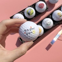 선물포장 어버이날 레터링 골린이 커스터마이징 골프볼 세트 3구 커스텀 5구 골프공 골프입문, 문구 변경X_02