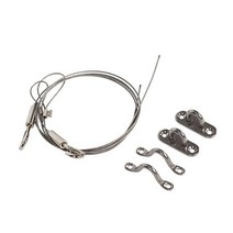 카라반 캠핑카 수납 선반 정리 부속 부품 액세서리 캐러밴 보관 박스 해치 도어 풀 RV 모터홈 조절 가능 오블리크 와이어 로프 스테인리스 스틸 내구성 1m 1 세트, 1.as picture shown