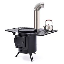 주물화목난로 불멍 소형 접이식 화목난로 주철 Chimeneas 야외 히터 우드 스토브 겨울 실내 다기능 가정용 접는 보드 벽난로 U