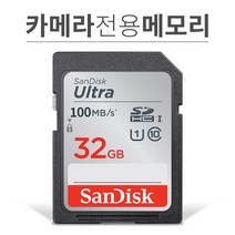 샌디스크 캐논 파워샷 G7 X Mark II 메모리 32기가 SD카드, 32GB