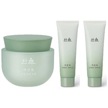 한율 어린쑥 수분진정크림 50ml 클렌저 50mlX2