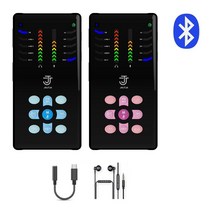 자웃자 라이브프렌즈 핸드폰방송 PC 개인방송 스마트폰 오디오인터페이스 블루투스 오인페 루프백 틱톡방송 유튜브방송 인터넷방송 노래방, 블루, 아이폰 젠더 + 방송이어폰(마이크기능 포함), 한국어