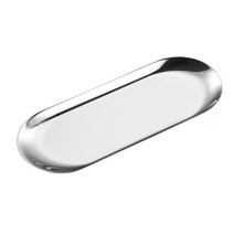 위브아마존 은쟁반 금쟁반 하트 인테리어 소품 쟁반 메탈 트레이 펜접시 2P, 은쟁반 중형(2P)