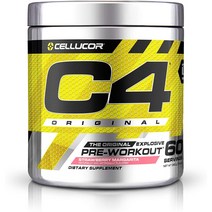 셀루코어 C4 오리지날 프리-워크아웃 운동전 부스터 / Cellucor C4 Original Pre Workout Powder, 딸기 마가리타, 60서빙