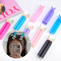 루시피 듀얼 헤어 롤 집게 뿌리볼륨 (2개/색상랜덤), 2개