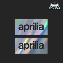 찐카 아프릴리아 aprilia 로고 차량용 데칼스티커 ZCG-25, 오렌지