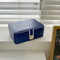 블링블링 2단 보석함 쥬얼리 보석함 악세사리보관함, 네이비
