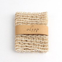 올솝메이트 친환경 1종 주방세제 설거지바 설거지비누 150g 제로웨이스트, 삼베수세미 단품, 1개