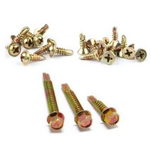 직결피스 양날나사 접시 와샤 육각 머리 13mm 16mm 19mm 25mm 32mm 38mm 50mm 65mm 75mm 100mm, 직결피스(접시머리), 75mm(300개)1봉지