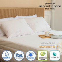 도톰한 프리미엄 텐셀 베개커버 40x60cm (1개입)