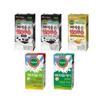 베지밀 베지밀 고칼슘 두유 190ml*48팩 (A/B/검은콩/검은콩깨쌀/아몬드호두잣택1), 뼈에좋은 칼슘 두유 아몬드호두