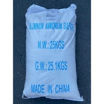 한일화학공사 명반25kg 가루 / 덩어리 백반 뱀퇴치 천연염색 봉숭아물