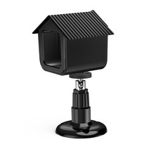 브래킷 외부cctv Wyze cam v3 비바람에 견디는 360도 조정 가능한 실내실외 장착 커버 케이스와 호환되는 벽걸이 형 보호 커버, 블랙 2pcs