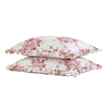 Shabby Chic® - 트윈 퀼트 세트 어울리는 베개 커버가 있는 양면 .. 정품보장