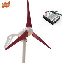 발전기대여 중고발전기 아파트태양광설치 400W AC12V/24V 다채로운 풍력 터빈 발전기 가정용 또, 02 3 red blades_02 AC24V