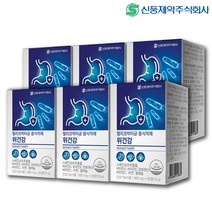 신풍제약 헬리코박터균 증식억제 위건강 6박스(6개월분) 위점막 보호 영양제 비타민, 30정, 6박스, 상세 설명 참조