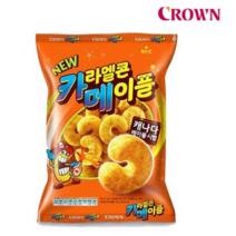 크라운제과 카라멜콘 메이플 74g, 10개, 단품