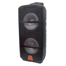 이동식 충전 앰프 스피커/8인치 더블 앰프/200w/무선마이크 2개/블루투스기능