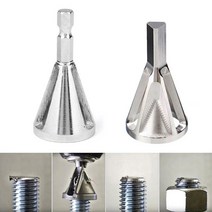 볼트끝 나사선 야마 면취 연마 살리기 면치기 삼각 기리