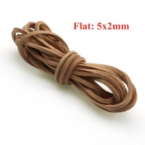 팔찌 목걸이에 대한 라운드 플랫 정품 암소 가죽 코드 로프 문자열 DIY 쥬얼리 만들기 1 2 3 4 5 6 8 mm, flat 5x2mm