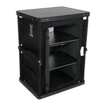 야외 캠핑 접이식 수납장 차박 정리대 휴대용 캠핑선반, 블랙, 단품