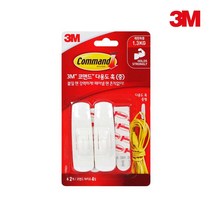3M 코맨드 다용도 훅 중형 17001, 1개, 단품