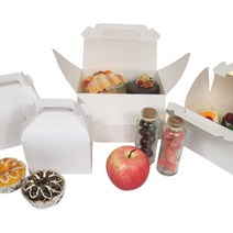 조각케익박스/뉴화이트/미니/5장 12.5x8x8cm