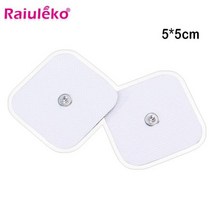 얼굴괄사 마사지롤러 옥괄사 두피 교체용 전극 패드 4x4/5x5cm 근육 자극용 10 Tens 기계 지원 마사지 패, 04 5 x5cm 20pcs