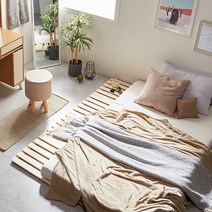 주빌리 튼튼한 2단 침대깔판 저상형 하단 매트리스 접이식 받침대, 킹(K)