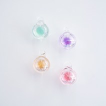 크리스탈 유리볼 파스텔 워터키링 악세사리부자재 키링제작 가방고리