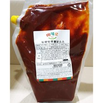 무배_두루두루불닭소스(맛깔지기 파우치 2k) X4 업소용, 1