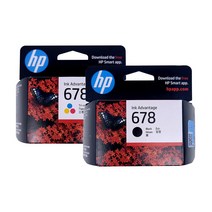 HP NO.678 정품잉크 CZ107AA CZ108AA Deskjet Ink Advantage 3515 1015 4515 3545 2545 2645 4645e, NO.678 검정+컬러 세트/정품