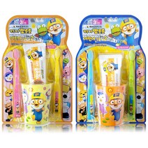 뽀로로 양치컵 세트/칫솔2p + 치약 90g + 컵