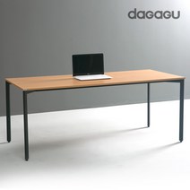 다가구 페르마타 1600 x 800 컴퓨터책상 스탠다드 타입, 비치(상판):블랙(프레임)