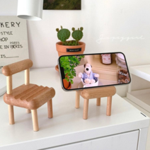 누누마켓 원목 스마트폰 태블릿 거치대 2p