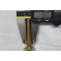 [볼트] 머쉰나사 육각볼트 M10 L70 철 천연색아연도금 6개