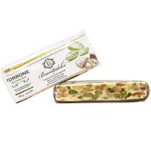 이탈리아 아몬드 피스타치오 부드러운 누가바 150g Brontedolci - Almond & Pistachio Torrone Soft Nougat Bar 150g, 1개