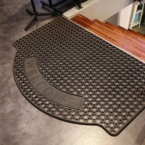 리드홈 프리미엄 골든 업소용 현관매트 특대형, 85cmx125cm, 블랙골드