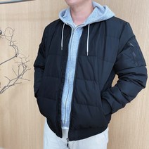 마스터스포츠 오리털 항공점퍼 남자 덕다운 방수 블루종 오리털 항공패딩점퍼 빅사이즈