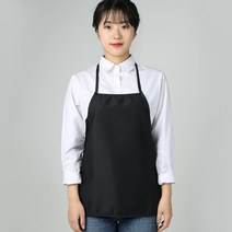 오투라이프에이프런 손님용 앞치마 - 기본, 1개, 블랙