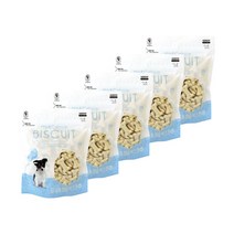 바우와우 밀크 칼슘 비스켓 220g x 5개 강아지 애견 간식 과자
