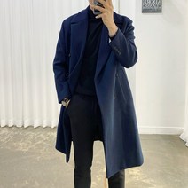아도르클래식 앤디 더블 울 캐시미어 겨울 빅사이즈 오버핏 코트