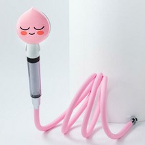 아트박스/대림바스 카카오 어피치필터샤워기 + 튜브형샤워줄[복숭아]SET, 옵션선택:본품