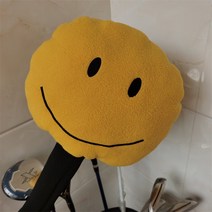 You make me 스마일 골프 드라이버 헤드 커버 플러시 460cc 우드, 한개옵션0