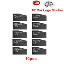 자동차점화장치 VVDI 슈퍼 칩 XT27 XT27A01 XT27A 트랜스 폰더 ID46/40/43/4D/8C/8A/T3/47/8A VVDI2 키 도구, [04] 10pcs XT27A